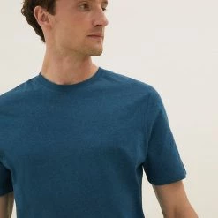 Cheapest 🧨 M&S Collection Men's T-shirts Pure Cotton Crew Neck T-Shirt 🎁 -Men's Holiday Clothes Sales SD 03 T28 5311M RQ X EC 1
