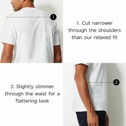 Cheapest 🧨 M&S Collection Men's T-shirts Pure Cotton Crew Neck T-Shirt 🎁 -Men's Holiday Clothes Sales SD 03 T28 5311M T0 X EC 7