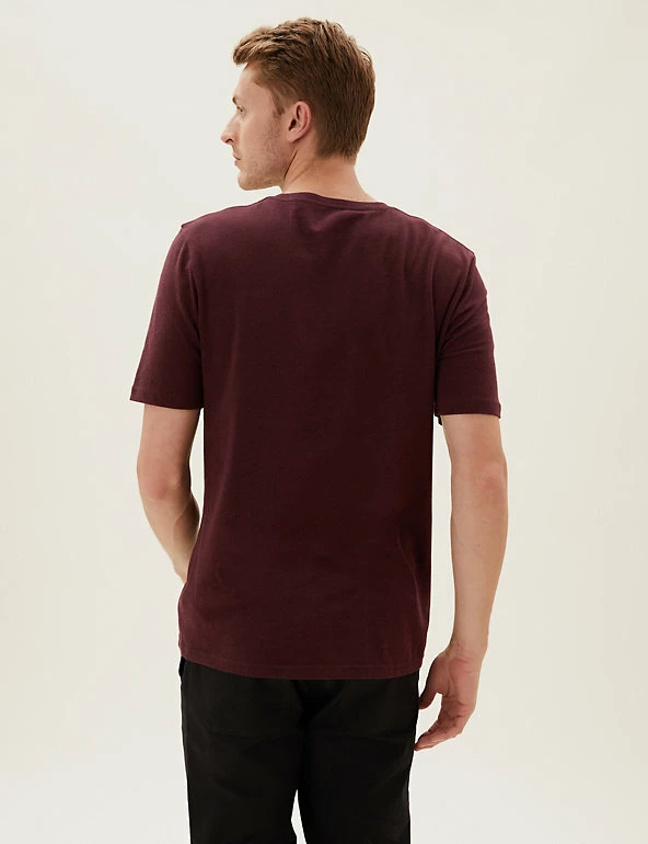 New ๐ M&S Collection Men's T-shirts Slim Fit Pure Cotton Crew Neck T-Shirt ๐คฉ 17 New ๐ M&S Collection Men's T-shirts Slim Fit Pure Cotton Crew Neck T-Shirt ๐คฉ - Image 17