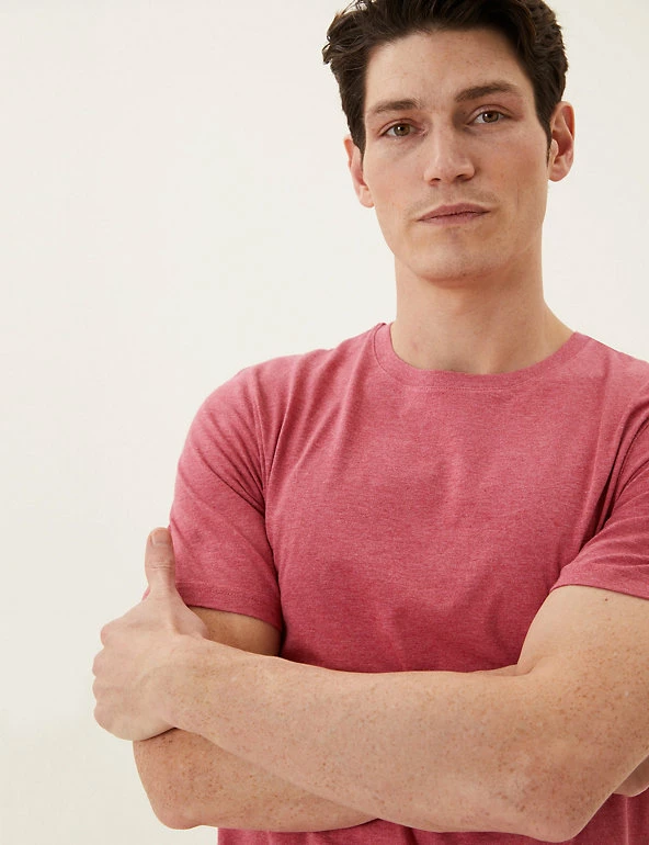 New ๐ M&S Collection Men's T-shirts Slim Fit Pure Cotton Crew Neck T-Shirt ๐คฉ 19 New ๐ M&S Collection Men's T-shirts Slim Fit Pure Cotton Crew Neck T-Shirt ๐คฉ - Image 19