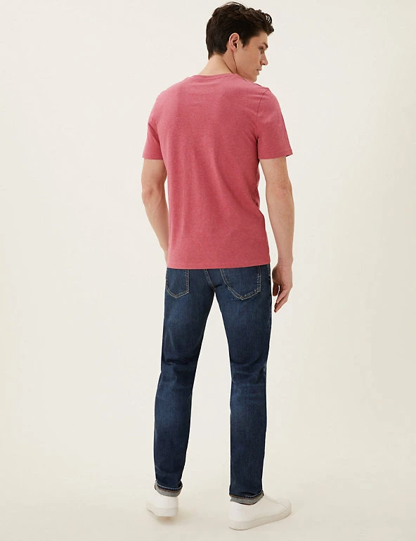 New ๐ M&S Collection Men's T-shirts Slim Fit Pure Cotton Crew Neck T-Shirt ๐คฉ 22 New ๐ M&S Collection Men's T-shirts Slim Fit Pure Cotton Crew Neck T-Shirt ๐คฉ - Image 22