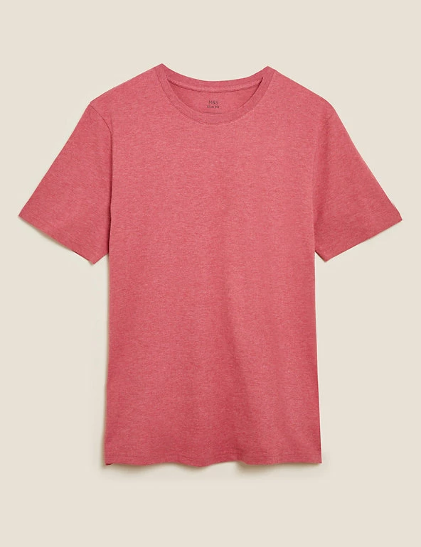 New ๐ M&S Collection Men's T-shirts Slim Fit Pure Cotton Crew Neck T-Shirt ๐คฉ 20 New ๐ M&S Collection Men's T-shirts Slim Fit Pure Cotton Crew Neck T-Shirt ๐คฉ - Image 20