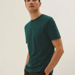 New ๐ M&S Collection Men's T-shirts Slim Fit Pure Cotton Crew Neck T-Shirt ๐คฉ 75 New ๐ M&S Collection Men's T-shirts Slim Fit Pure Cotton Crew Neck T-Shirt ๐คฉ -Men's Holiday Clothes Sales SD 03 T28 5311S JX X EC 0