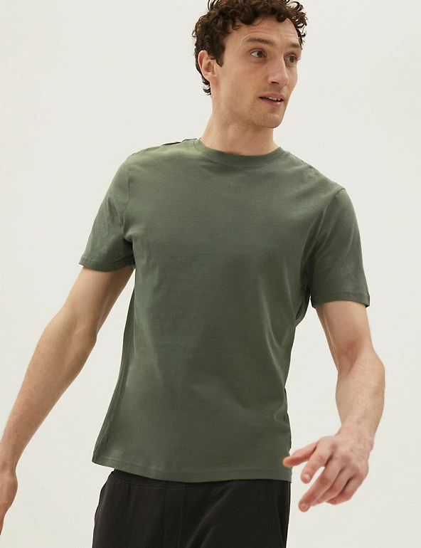 New ๐ M&S Collection Men's T-shirts Slim Fit Pure Cotton Crew Neck T-Shirt ๐คฉ 38 New ๐ M&S Collection Men's T-shirts Slim Fit Pure Cotton Crew Neck T-Shirt ๐คฉ - Image 38