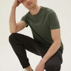 New ๐ M&S Collection Men's T-shirts Slim Fit Pure Cotton Crew Neck T-Shirt ๐คฉ 82 New ๐ M&S Collection Men's T-shirts Slim Fit Pure Cotton Crew Neck T-Shirt ๐คฉ -Men's Holiday Clothes Sales SD 03 T28 5311S KH X EC 2