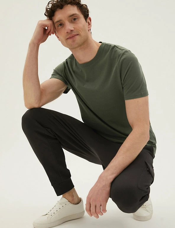 New ๐ M&S Collection Men's T-shirts Slim Fit Pure Cotton Crew Neck T-Shirt ๐คฉ 41 New ๐ M&S Collection Men's T-shirts Slim Fit Pure Cotton Crew Neck T-Shirt ๐คฉ - Image 41