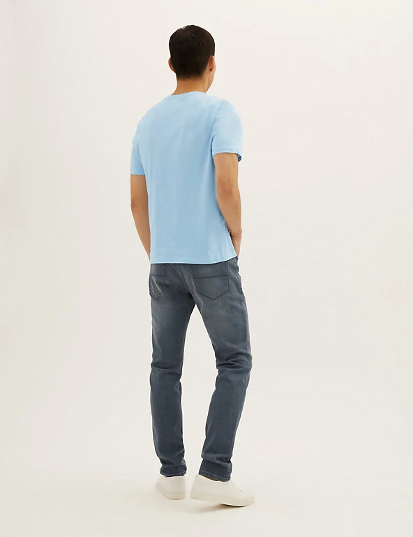 New ๐ M&S Collection Men's T-shirts Slim Fit Pure Cotton Crew Neck T-Shirt ๐คฉ 25 New ๐ M&S Collection Men's T-shirts Slim Fit Pure Cotton Crew Neck T-Shirt ๐คฉ - Image 25