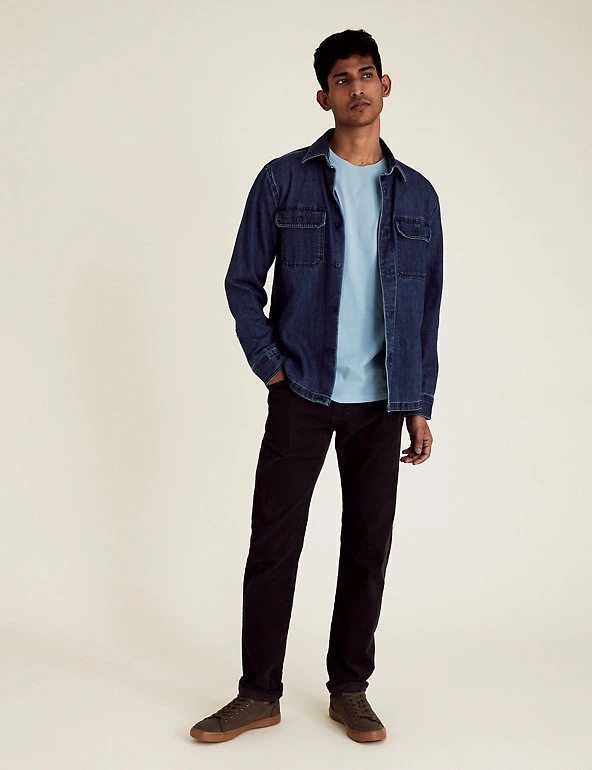 New ๐ M&S Collection Men's T-shirts Slim Fit Pure Cotton Crew Neck T-Shirt ๐คฉ 28 New ๐ M&S Collection Men's T-shirts Slim Fit Pure Cotton Crew Neck T-Shirt ๐คฉ - Image 28