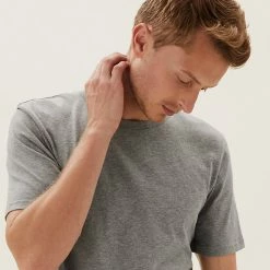 New ๐ M&S Collection Men's T-shirts Slim Fit Pure Cotton Crew Neck T-Shirt ๐คฉ 48 New ๐ M&S Collection Men's T-shirts Slim Fit Pure Cotton Crew Neck T-Shirt ๐คฉ -Men's Holiday Clothes Sales SD 03 T28 5311S T4 X EC 1