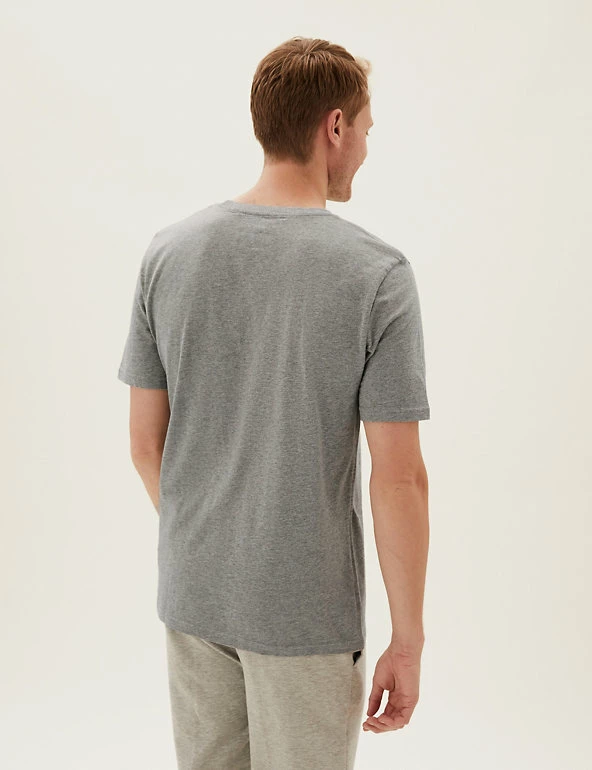 New ๐ M&S Collection Men's T-shirts Slim Fit Pure Cotton Crew Neck T-Shirt ๐คฉ 8 New ๐ M&S Collection Men's T-shirts Slim Fit Pure Cotton Crew Neck T-Shirt ๐คฉ - Image 8