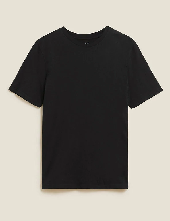 New ๐ M&S Collection Men's T-shirts Slim Fit Pure Cotton Crew Neck T-Shirt ๐คฉ 2 New ๐ M&S Collection Men's T-shirts Slim Fit Pure Cotton Crew Neck T-Shirt ๐คฉ - Image 2