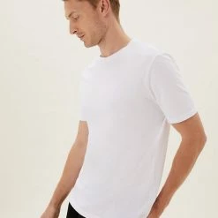 New ๐ M&S Collection Men's T-shirts Slim Fit Pure Cotton Crew Neck T-Shirt ๐คฉ 53 New ๐ M&S Collection Men's T-shirts Slim Fit Pure Cotton Crew Neck T-Shirt ๐คฉ -Men's Holiday Clothes Sales SD 03 T28 5311S Z0 X EC 1