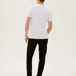 New ๐ M&S Collection Men's T-shirts Slim Fit Pure Cotton Crew Neck T-Shirt ๐คฉ 54 New ๐ M&S Collection Men's T-shirts Slim Fit Pure Cotton Crew Neck T-Shirt ๐คฉ -Men's Holiday Clothes Sales SD 03 T28 5311S Z0 X EC 2