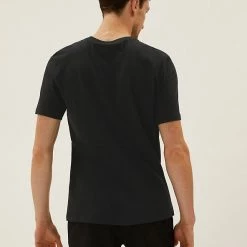 New 😀 M&S Collection Men's T-shirts Pure Cotton V-Neck T-Shirt 🛒 -Men's Holiday Clothes Sales SD 03 T28 5315M Y0 X EC 2