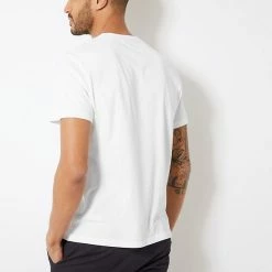 New 😀 M&S Collection Men's T-shirts Pure Cotton V-Neck T-Shirt 🛒 -Men's Holiday Clothes Sales SD 03 T28 5315M Z0 X EC 2