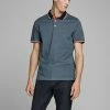 Discount ⭐ JACK & JONES Men's Polo 👕 Shirts Slim Fit Pure Cotton Tipped Polo 👕 Shirt 👏