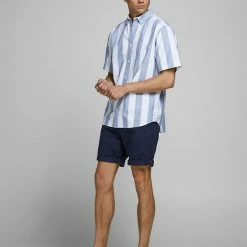 Discount ✔️ JACK & JONES Men's Shorts Regular Fit Chino Shorts 🌟 35 Discount ✔️ JACK & JONES Men's Shorts Regular Fit Chino Shorts 🌟 -Men's Holiday Clothes Sales SD 08 T18 3055 F0 X EC 0