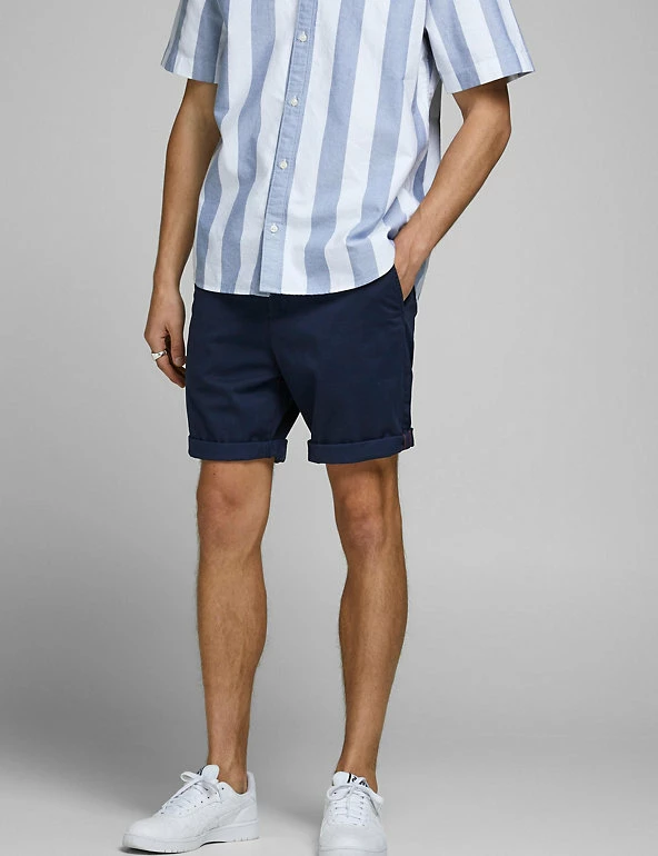 Discount ✔️ JACK & JONES Men's Shorts Regular Fit Chino Shorts 🌟 17 Discount ✔️ JACK & JONES Men's Shorts Regular Fit Chino Shorts 🌟 - Image 17