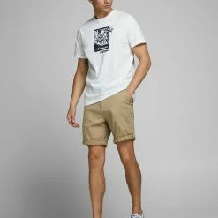 Discount ✔️ JACK & JONES Men's Shorts Regular Fit Chino Shorts 🌟