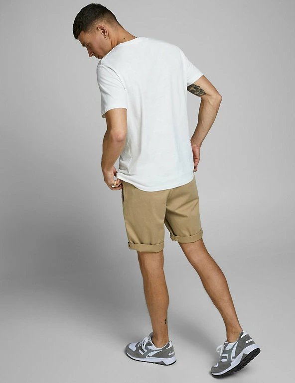 Discount ✔️ JACK & JONES Men's Shorts Regular Fit Chino Shorts 🌟 4 Discount ✔️ JACK & JONES Men's Shorts Regular Fit Chino Shorts 🌟 - Image 4