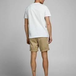 Discount ✔️ JACK & JONES Men's Shorts Regular Fit Chino Shorts 🌟 25 Discount ✔️ JACK & JONES Men's Shorts Regular Fit Chino Shorts 🌟 -Men's Holiday Clothes Sales SD 08 T18 3055 KH X EC 3