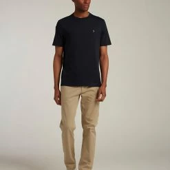 Flash Sale 👍 Farah Men's T-shirts Organic Cotton Crew Neck T-Shirt 🥰 -Men's Holiday Clothes Sales SD 10 T18 2600 F0 X EC 0