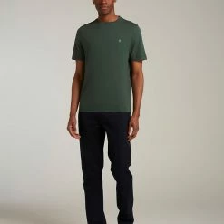 Flash Sale 👍 Farah Men's T-shirts Organic Cotton Crew Neck T-Shirt 🥰 -Men's Holiday Clothes Sales SD 10 T18 2600 J0 X EC 0
