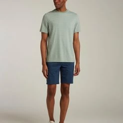 New 😍 Farah Men's T-shirts Cotton Rich Striped T-Shirt ⭐ -Men's Holiday Clothes Sales SD 10 T18 2602 J0 X EC 0