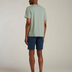 New 😍 Farah Men's T-shirts Cotton Rich Striped T-Shirt ⭐ -Men's Holiday Clothes Sales SD 10 T18 2602 J0 X EC 1