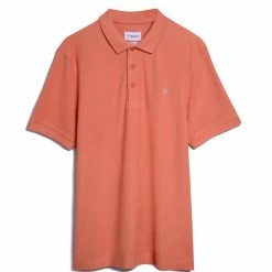Hot Sale 🎉 Farah Men's Polo 👚 Shirts Organic Cotton Pique Polo 👚 Shirt 😀 -Men's Holiday Clothes Sales SD 10 T18 2605 B0 X EC 90