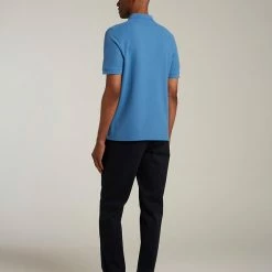 Hot Sale 🎉 Farah Men's Polo 👚 Shirts Organic Cotton Pique Polo 👚 Shirt 😀 -Men's Holiday Clothes Sales SD 10 T18 2605 E2 X EC 2