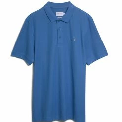 Hot Sale 🎉 Farah Men's Polo 👚 Shirts Organic Cotton Pique Polo 👚 Shirt 😀 -Men's Holiday Clothes Sales SD 10 T18 2605 E2 X EC 90