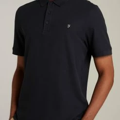 Hot Sale 🎉 Farah Men's Polo 👚 Shirts Organic Cotton Pique Polo 👚 Shirt 😀 -Men's Holiday Clothes Sales SD 10 T18 2605 F0 X EC 1