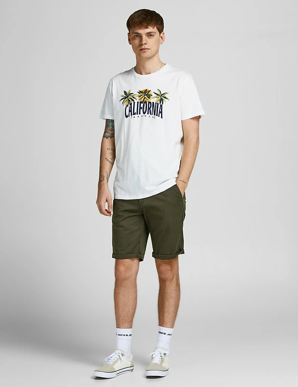 Discount ✔️ JACK & JONES Men's Shorts Regular Fit Chino Shorts 🌟 8 Discount ✔️ JACK & JONES Men's Shorts Regular Fit Chino Shorts 🌟 - Image 8