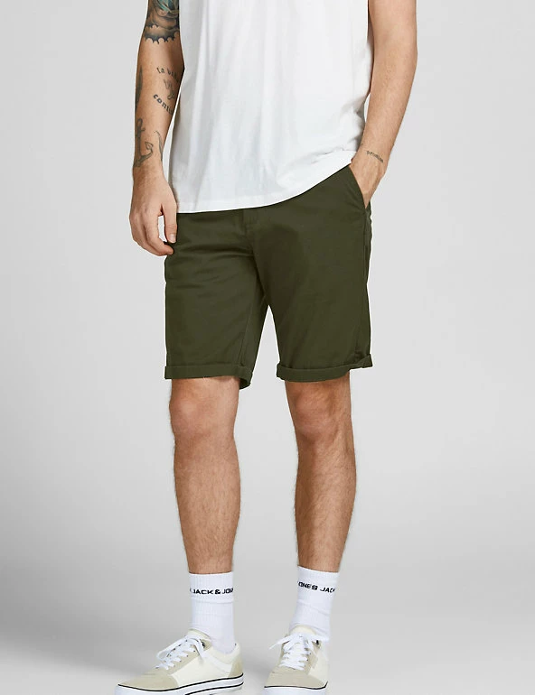 Discount ✔️ JACK & JONES Men's Shorts Regular Fit Chino Shorts 🌟 10 Discount ✔️ JACK & JONES Men's Shorts Regular Fit Chino Shorts 🌟 - Image 10