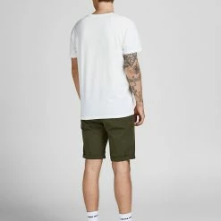 Discount ✔️ JACK & JONES Men's Shorts Regular Fit Chino Shorts 🌟 31 Discount ✔️ JACK & JONES Men's Shorts Regular Fit Chino Shorts 🌟 -Men's Holiday Clothes Sales SD 10 T18 3055 XW X EC 2