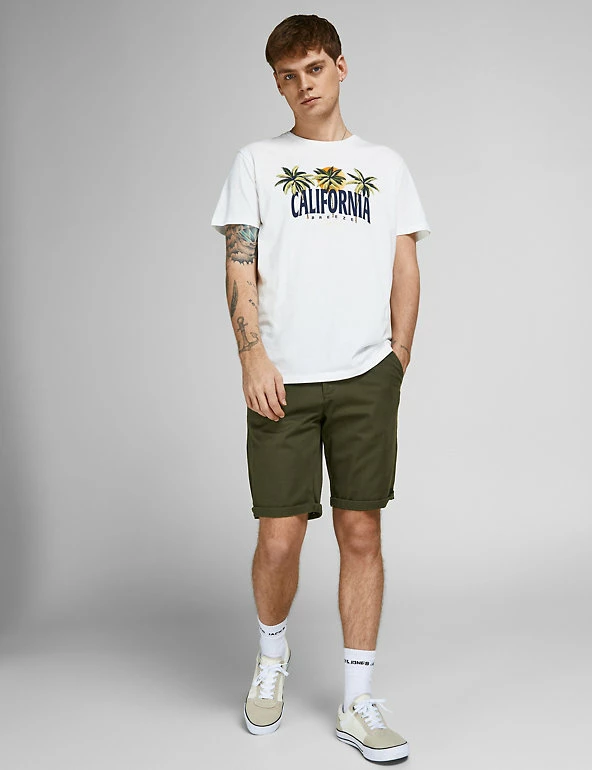 Discount ✔️ JACK & JONES Men's Shorts Regular Fit Chino Shorts 🌟 12 Discount ✔️ JACK & JONES Men's Shorts Regular Fit Chino Shorts 🌟 - Image 12