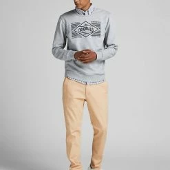 Outlet 👍 JACK & JONES Men's Trousers Slim Fit Chinos 😀 -Men's Holiday Clothes Sales SD 10 T18 4340 L4 X EC 1