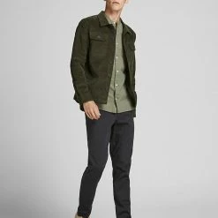 Outlet 👍 JACK & JONES Men's Trousers Slim Fit Chinos 😀 -Men's Holiday Clothes Sales SD 10 T18 4340 Y4 X EC 1