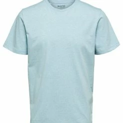 Outlet ✔️ SELECTED HOMME Men's T-shirts Pure Cotton Crew Neck T-Shirt 😉 -Men's Holiday Clothes Sales SD 10 T18 4602 E0 X EC 90