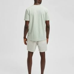 Outlet ✔️ SELECTED HOMME Men's T-shirts Pure Cotton Crew Neck T-Shirt 😉 -Men's Holiday Clothes Sales SD 10 T18 4602 J0 X EC 3