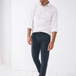 Promo 🎉 White Stuff Men's Trousers Cotton Rich Chinos ❤️ -Men's Holiday Clothes Sales SD 10 T19 3516 F0 X EC 0