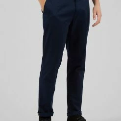 Outlet ⭐ Ben Sherman Men's Trousers Slim Fit 5 Pocket Chinos 🧨 -Men's Holiday Clothes Sales SD 10 T19 5618 F0 X EC 1