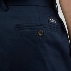 Outlet ⭐ Ben Sherman Men's Trousers Slim Fit 5 Pocket Chinos 🧨 -Men's Holiday Clothes Sales SD 10 T19 5618 F0 X EC 3