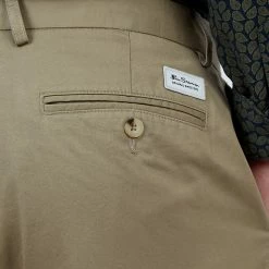Outlet ⭐ Ben Sherman Men's Trousers Slim Fit 5 Pocket Chinos 🧨 -Men's Holiday Clothes Sales SD 10 T19 5618 SS X EC 3