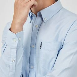 Brand new 😉 Ben Sherman Casual 👕 Shirts Pure Cotton Oxford 👕 Shirt ⭐ -Men's Holiday Clothes Sales SD 10 T19 5643 E0 X EC 3