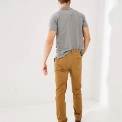 Hot Sale 🌟 FatFace Men's Trousers Slim Fit Cotton Rich Stretch Chinos ❤️ -Men's Holiday Clothes Sales SD 10 T19 5702 SU X EC 2
