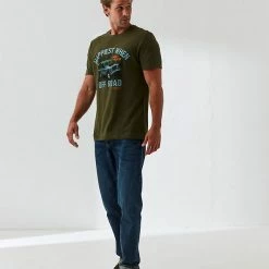 Buy 🧨 FatFace Men's T-shirts Pure Cotton Graphic Slogan T-Shirt ✔️