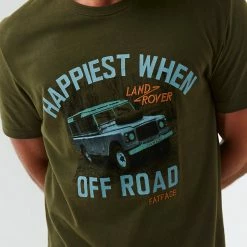 Buy 🧨 FatFace Men's T-shirts Pure Cotton Graphic Slogan T-Shirt ✔️ -Men's Holiday Clothes Sales SD 10 T19 5713 J4 X EC 1