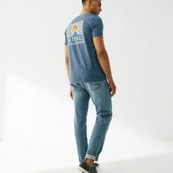 New 😉 FatFace Men's T-shirts Pure Cotton Sun Graphic T-Shirt 👍 -Men's Holiday Clothes Sales SD 10 T19 5714 E4 X EC 2